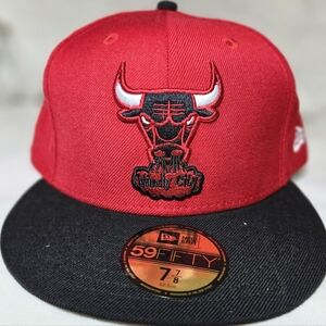 New Era 59Fifty Chicago Bulls HWC Hardwood Classics Fitted Hat size  7-7/8